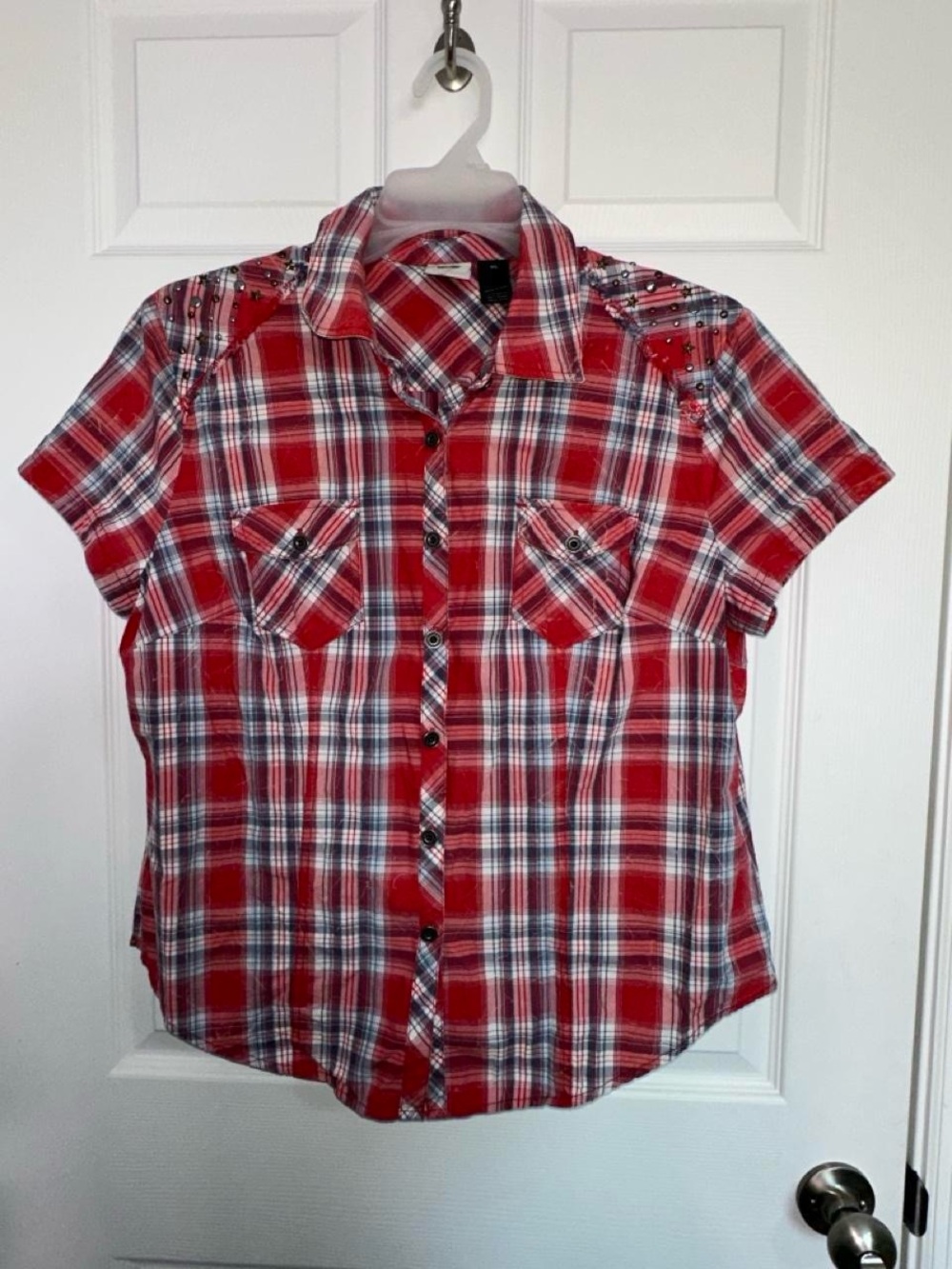 Harley-Davidson Women’s Plaid Button-Up Shirt XL